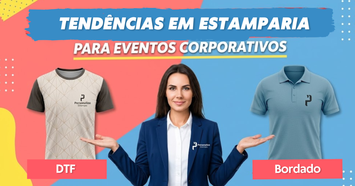 tendências em estamparia, para eventos comporativos